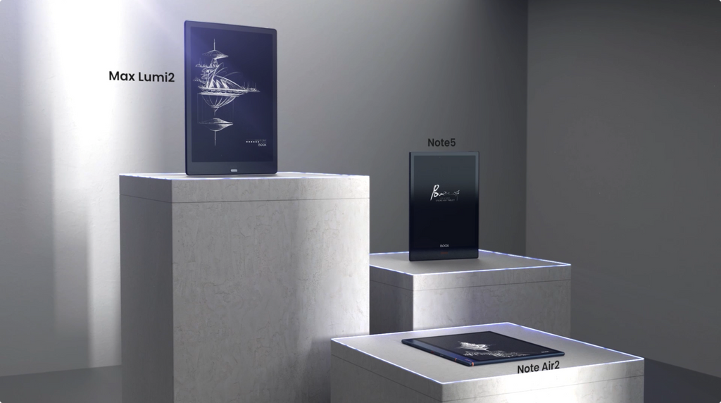 Introducing Three New Android 11 E Ink Tablets: BOOX Note Air2, Note5 And Max Lumi2